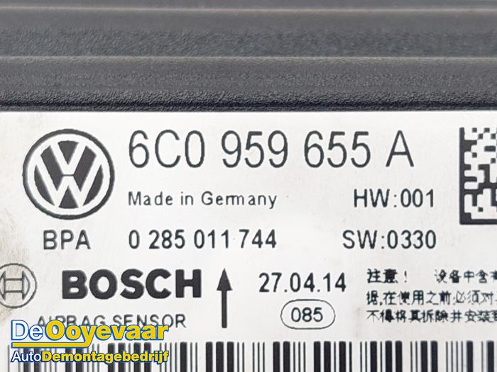 Module airbag  d'un Volkswagen Polo V (6R) 1.2 TSI 16V BlueMotion Technology 2014