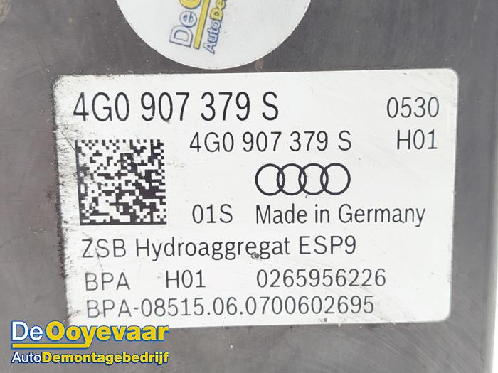 Bomba ABS de un Audi A7 Sportback (4GA/4GF) 3.0 TDI Clean Diesel V6 24V Quattro 2015