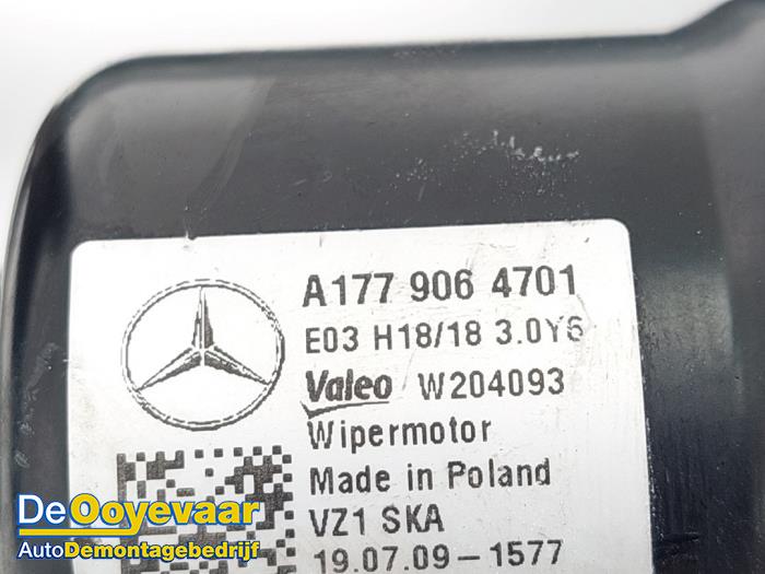 Silnik i mechanizm wycieraczki z Mercedes-AMG A-Klasse AMG (177.0) 2.0 A-35 AMG Turbo 16V 4Matic 2019