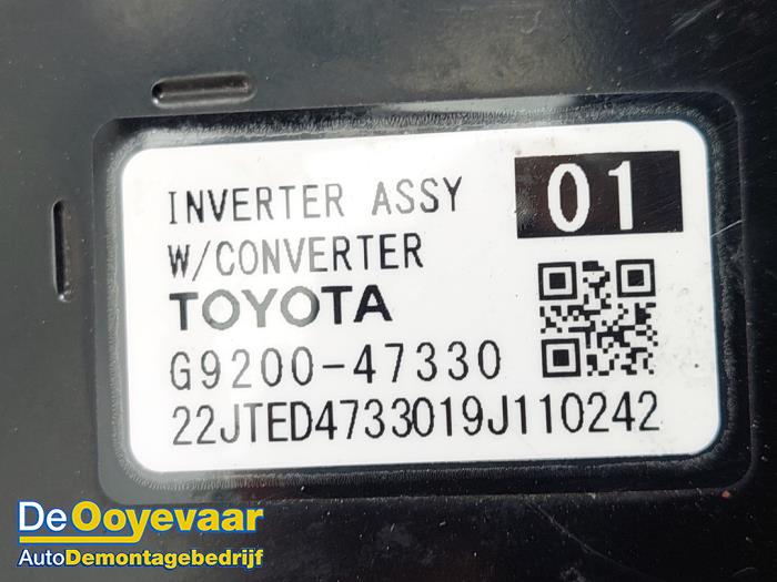 Inverter (Hybrid) from a Toyota Corolla Touring Sport (E21/EH1) 1.8 16V Hybrid 2020