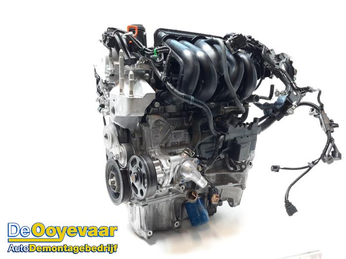 Motor van een Honda Jazz (GK) 1.3 -i-VTEC 16V 2018