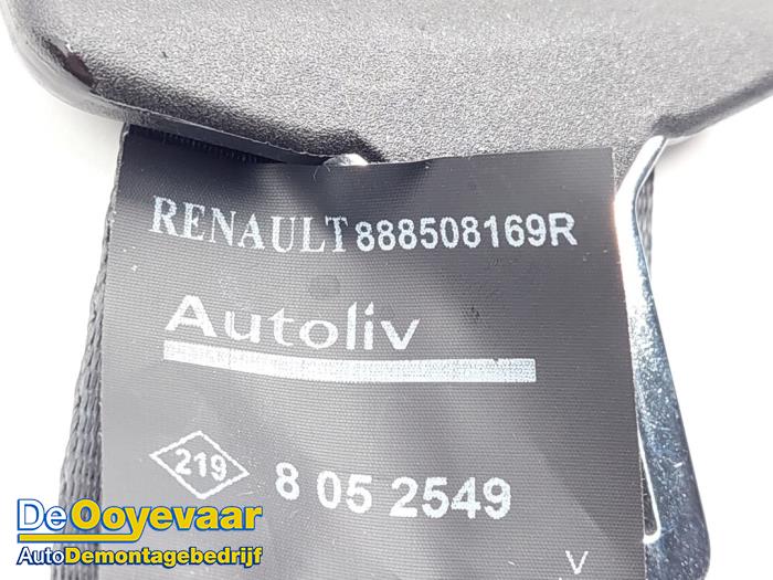 Sicherheitsgurt Mitte hinten van een Renault Zoé (AG) R90 2018