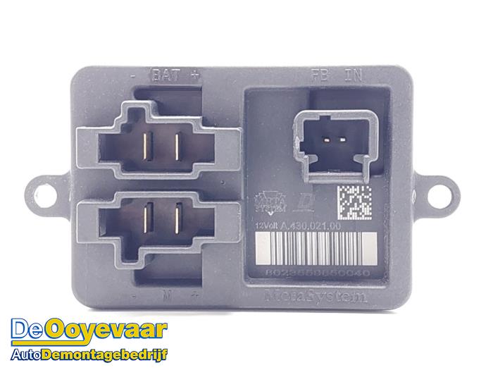Heater resistor from a Renault Zoé (AG) R90 2018