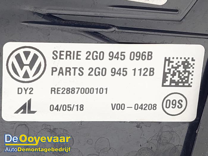 Tylne swiatlo pozycyjne prawe z Volkswagen Polo VI (AW1) 1.0 TSI 12V 2018