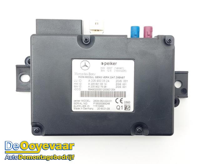 Używane Modul telefoniczny Mercedes S AMG (A217) 5.5 S-63 AMG V8 32V Biturbo 4-Matic Cena € 19,99 Procedura marży oferowane przez Autodemontagebedrijf De Ooyevaar