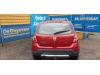 Tailgate from a Dacia Sandero I (BS), 2008 / 2013 1.6, Hatchback, Petrol, 1.598cc, 64kW (87pk), FWD, K7M710; K7M718, 2008-06 / 2012-12, BSD4/AF; BSDB/CH; BSDMF; BSR4F/H; BSRAF; BSRB/CH 2010