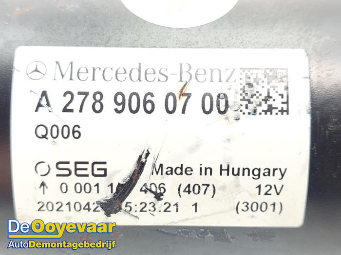 Starter from a Mercedes-AMG GLC Coupé AMG (C253) 4.0 63 S AMG 4.0 V8 32V Turbo 4-Matic+ 2021