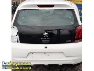 Usados Portón trasero Peugeot 108 1.0 12V VVT-i Precio € 199,99 Norma de margen ofrecido por Autodemontagebedrijf De Ooyevaar