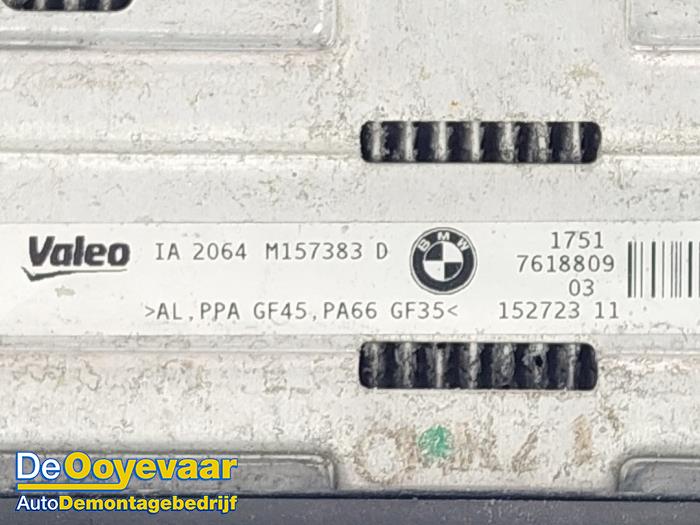 Intercooler de un BMW 1 serie (F20) 116i 1.5 12V 2015