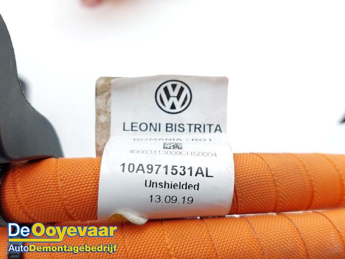 Conexión de conector de punto de carga de un Volkswagen ID.3 (E11) 1st 2020