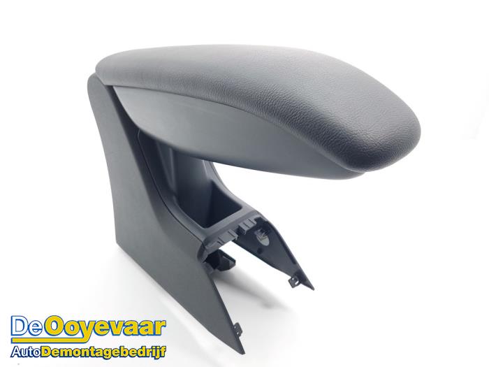 Accoudoir Central Pour Peugeot 208 (2012-2018) - Repose-bras Noir Avec Rangement Et Porte-gobelets
