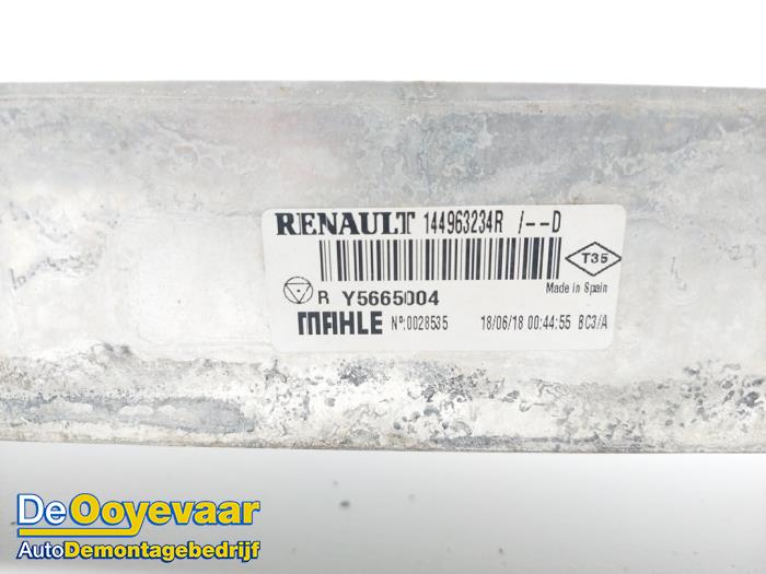 Intercooler d'un Mercedes-Benz Citan (415.6) 1.5 109 CDI 2018