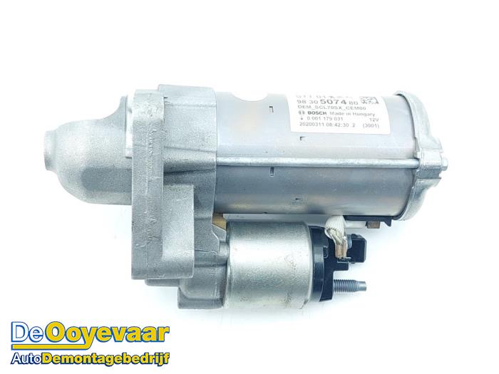 Begagnade Startmotor Opel Corsa F (UB/UH/UP) 1.2 Turbo 12V 100 Pris € 19,99 Marginaltabell erbjuds av Autodemontagebedrijf De Ooyevaar