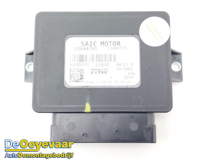 Używane Modul hamulca postojowego MG ZS EV Cena € 49,99 Procedura marży oferowane przez Autodemontagebedrijf De Ooyevaar