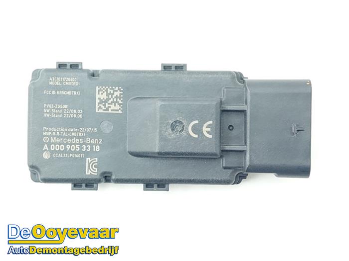 Używane Keyless Entry-Antena Mercedes EQS (X296) 450+ 108/118 kWh Cena € 25,00 Procedura marży oferowane przez Autodemontagebedrijf De Ooyevaar