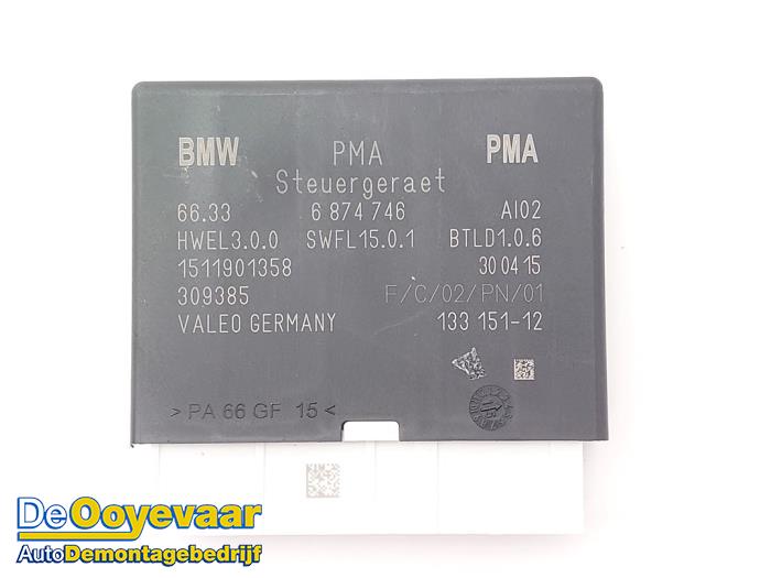 Usados Módulo PDC BMW i3 (I01) i3 Range Extender Precio € 49,99 Norma de margen ofrecido por Autodemontagebedrijf De Ooyevaar