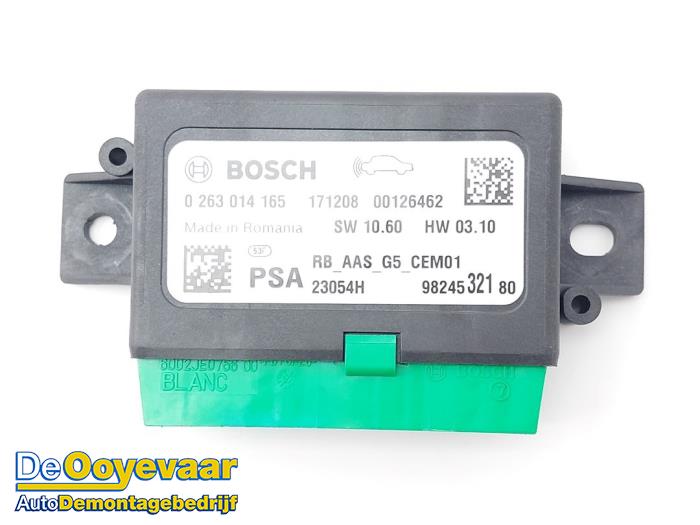 Begagnade PDC-modul Peugeot 2008 (CU) 1.2 12V e-THP PureTech 110 Pris € 9,99 Marginaltabell erbjuds av Autodemontagebedrijf De Ooyevaar