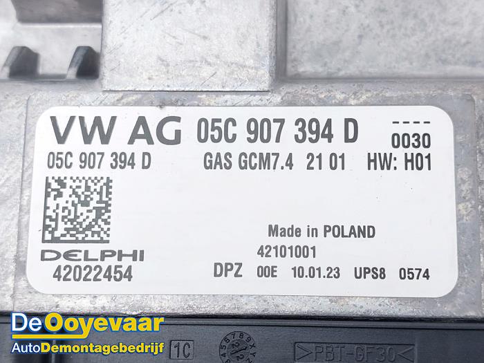Engine management computer from a Skoda Kamiq 1.0 TSI 12V 2023