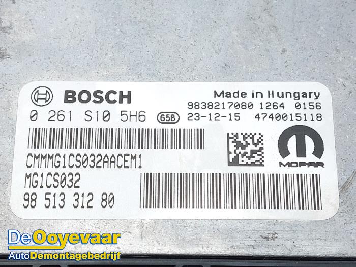 Engine management computer from a Opel Corsa F (UB/UH/UP) 1.2 Turbo 12V 100 2024