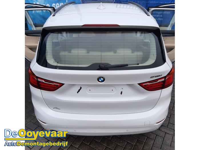 Gebrauchte Heckklappe BMW 2 serie Gran Tourer (F46) 218i 1.5 TwinPower Turbo 12V Preis € 224,99 Margenregelung angeboten von Autodemontagebedrijf De Ooyevaar