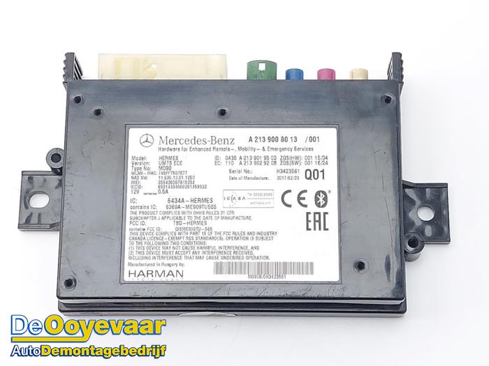 Begagnade Nödmodul Mercedes C (W205) C-180 1.6 16V Pris € 29,99 Marginaltabell erbjuds av Autodemontagebedrijf De Ooyevaar
