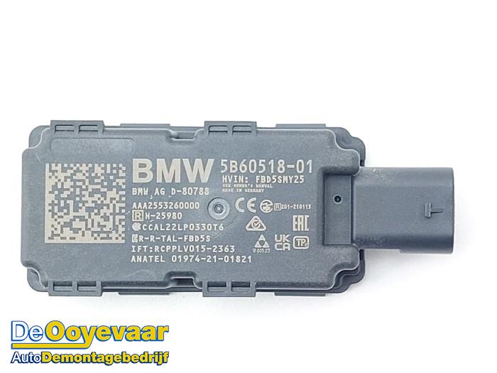 Używane Keyless Entry-Antena BMW iX (I20) xDrive45 101 kWh Cena € 25,00 Procedura marży oferowane przez Autodemontagebedrijf De Ooyevaar