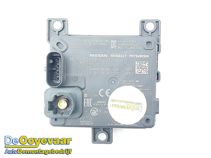 Usados Sensor de radar Renault Megane E-Tech (RCB) 60 kWh Precio € 279,99 Norma de margen ofrecido por Autodemontagebedrijf De Ooyevaar