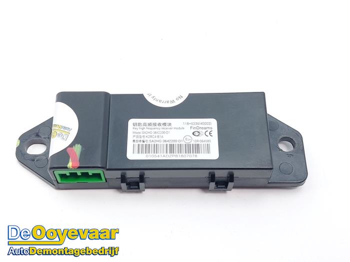 Używane Keyless Entry-Antena BYD Atto 3 60 kWh Cena € 35,00 Procedura marży oferowane przez Autodemontagebedrijf De Ooyevaar