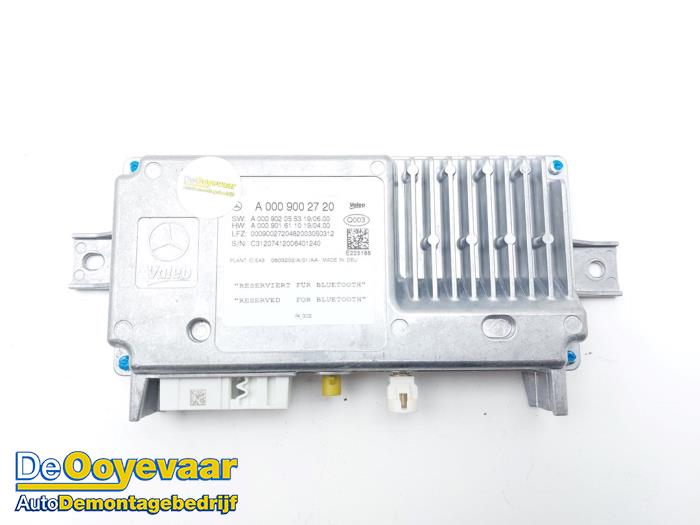 Begagnade Bluetooth-modul Mercedes A (177.0) 1.3 A-180 Turbo 16V Pris € 99,99 Marginaltabell erbjuds av Autodemontagebedrijf De Ooyevaar