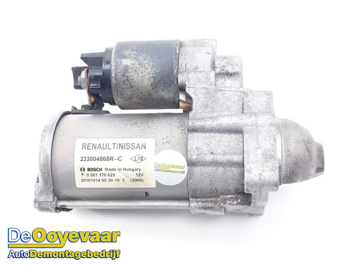 Gebrauchte Anlasser Renault Megane IV Estate (RFBK) 1.5 Energy dCi 110 Preis € 14,99 Margenregelung angeboten von Autodemontagebedrijf De Ooyevaar