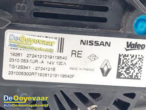 Dynamo van een Renault Captur I (2R) 0.9 Energy TCE 12V 2019