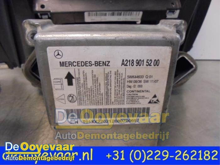 Juego y módulo de airbag de un Mercedes-Benz CLS (C218) 350 CDI BlueEfficiency,d 3.0 V6 24V 2012