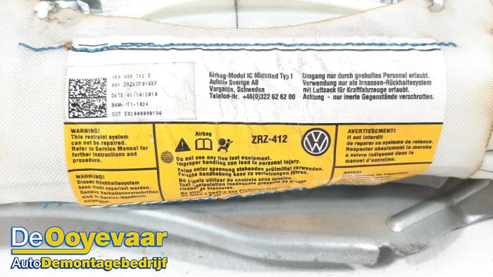Kurtyna prawa z Volkswagen Golf VI Variant (AJ5/1KA) 1.6 TDI 16V 105 2010