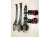 Set of seatbelts, rear seats from a Renault Clio II (BB/CB) 1.4 16V Si 2000