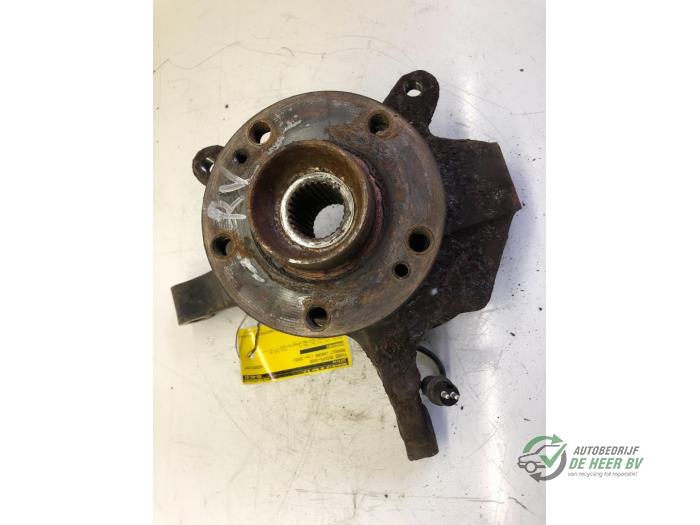 Knuckle, front right from a Renault Laguna II Grandtour (KG) 1.6 16V 2003