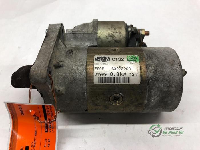 Gebrauchte Anlasser Fiat Punto I (176) 75,Selecta 1.2 Fire MPI Preis € 40,00 Margenregelung angeboten von Autobedrijf de Heer B.V.
