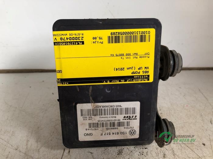 Begagnade ABS-pump Volkswagen Up! (121) 1.0 12V 60 Pris € 75,00 Marginaltabell erbjuds av Autobedrijf de Heer B.V.