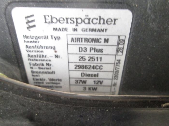 Calefactor de un Volkswagen Transporter 2010