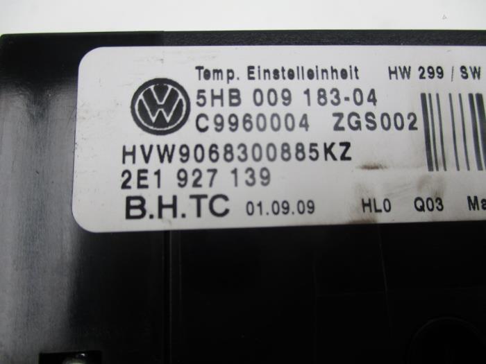 Panel sterowania nagrzewnicy z Volkswagen Crafter 2010