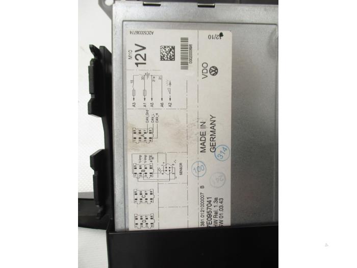 Tachograph from a Volkswagen Transporter 2018