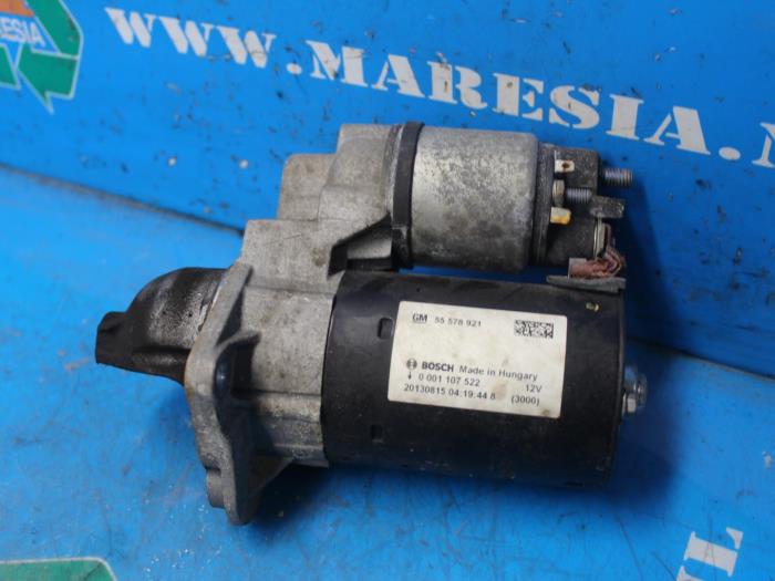 Usagé Démarreur Opel Adam Prix € 10,50 Règlement à la marge proposé par Maresia Auto Recycling B.V.