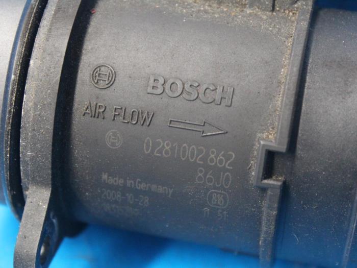 Airflow meter from a Opel Agila (B) 1.3 CDTi 16V Ecotec 2009