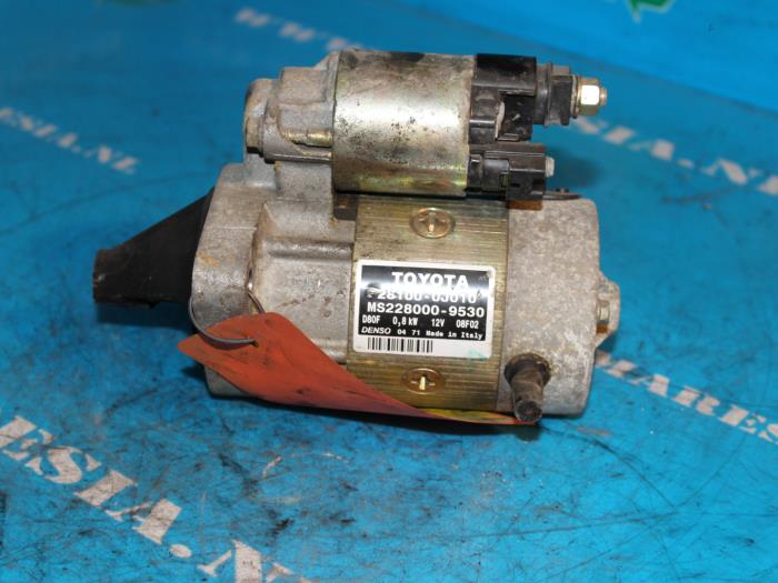 Gebrauchte Anlasser Toyota Yaris (P1) 1.0 16V VVT-i Preis € 31,50 Margenregelung angeboten von Maresia Auto Recycling B.V.
