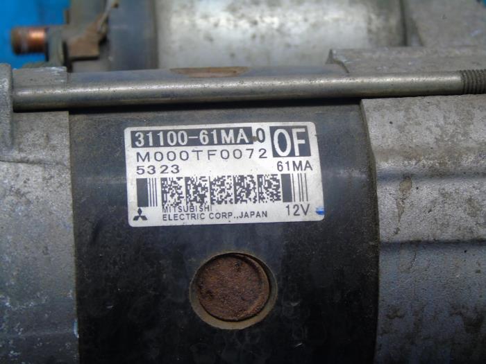 Anlasser van een Suzuki Vitara (LY/MY) 1.6 16V VVT 2015