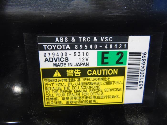 Ordinateur ABS d'un Lexus RX (L2) 450h V6 24V VVT-i 4x4 2010