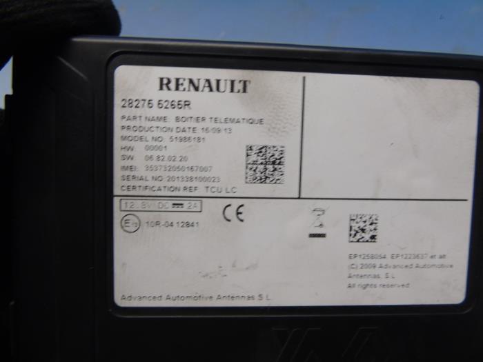 Miscellaneous from a Renault Captur (2R) 0.9 Energy TCE 12V 2013