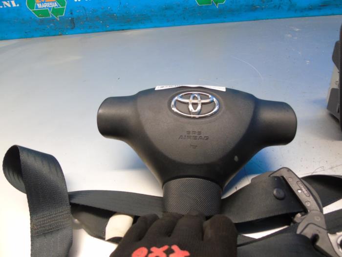 Airbag set+module from a Toyota Aygo (B10) 1.0 12V VVT-i 2009