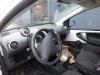 Juego y módulo de airbag de un Peugeot 107, 2005 / 2014 1.0 12V, Hatchback, Gasolina, 998cc, 50kW (68pk), FWD, 384F; 1KR, 2005-06 / 2014-05, PMCFA; PMCFB; PNCFA; PNCFB 2012
