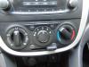 Heater control panel from a Suzuki Celerio (LF), 2014 1.0 12V Dualjet, Hatchback, 4-dr, Petrol, 996cc, 50kW (68pk), FWD, K10C, 2016-04, LFE62 2015