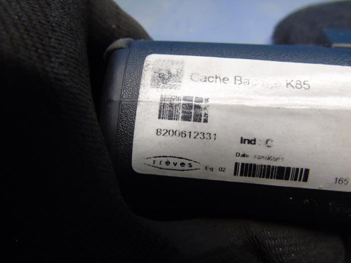Bâche coffre à bagages d'un Renault Clio III Estate/Grandtour (KR) 1.2 16V 75 2012